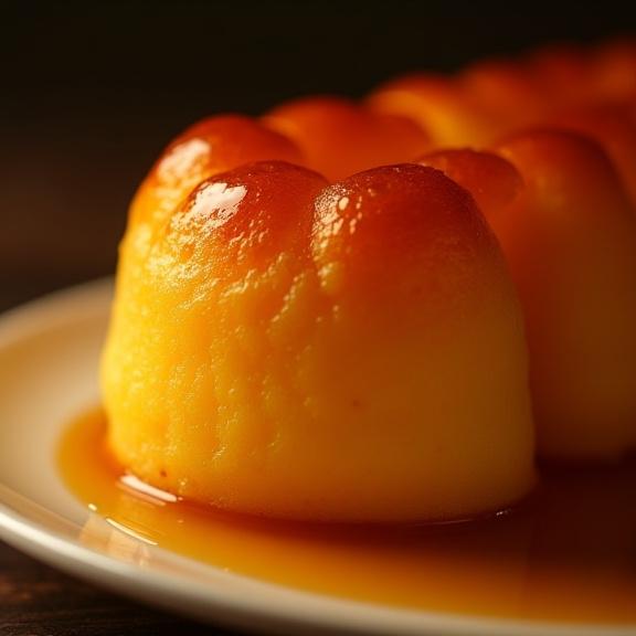 Primo piano di babà al rum appena preparati.